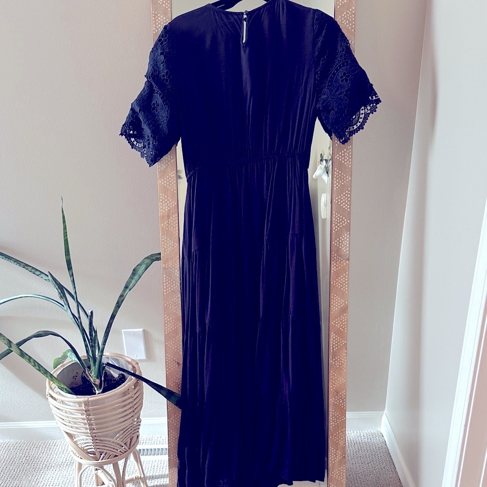 Navy Blue Dress Maxi Dress